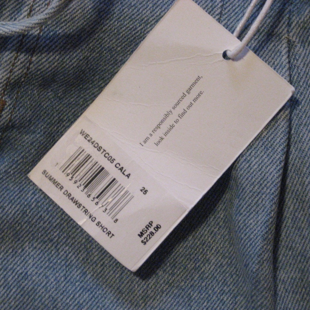 NWT FRAME Paperbag Shorts Summer Drawstring Short… - image 4